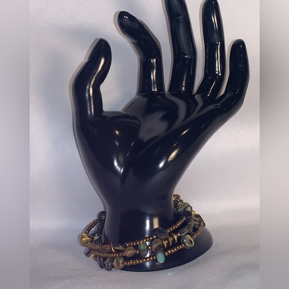 Silpada - Wrap Bracelet - Abalone + Mother-of-Pearl + Shell - Retired - NIB - Picture 5 of 5